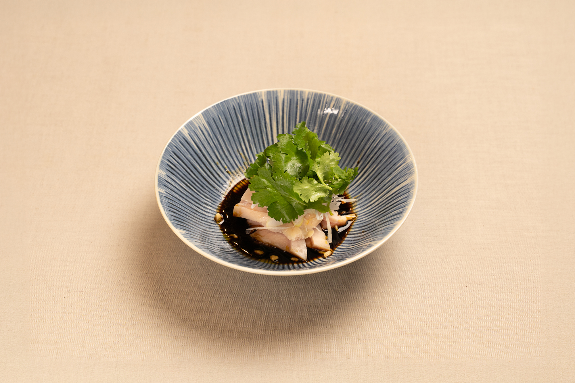 Spicy Poached Chicken with Cilantro